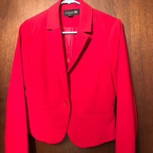 Forever 21 Red Blazer
